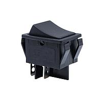 E-Switch R5ABLKBLKEF0 ສະລັບສະຕິກເຄື່ອງສະຫນອງກຳລັງສູງ Rocker Switch DPST OFF-ON PNL 15A
