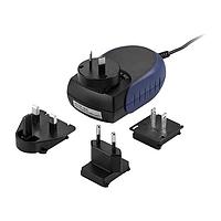 Cincon TR30RAM050-11E02-GY-BK-Level-V ອາເດັດເປີດປະຕູປ່ຽນໄດ້, ລະດັບ V, ຕິດຝາຜົມ, ທາງການແພດ, 30 ວັດ, ອິນພຸດ 90-264VAC, ອອກ 5VDC, 5.5x2.1x12mm, ສາຍກົງ, ສາຍ DC 1220mm, ກະເປົາສີເທົາ