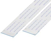 GCT (Global Connector Technology) 05-20-A-0152-A-4-06-4-T ເສັ້ນສາຍຕໍ່ລົງ FFC / FPC 0.5mmP. FlatFlexCble, 20Contact, Conductor SameSide, Len152mm/6in, Tin Plt