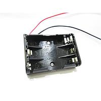 Eagle Plastic Devices 12BHC431A-GR ຖານຖ້ວຍແບດເຕີຣີ 3XAAA 6" LEADS CLIP CONTACTS