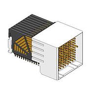 Amphenol FCI 10123421-101LF ຮັບສະຕິເຄື່ອງ VS2 AIRMAX, R/A RECP 120P, ການກົດດັນນ້ອຍ PRESS-FIT