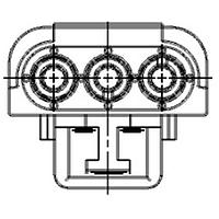 Aptiv 12020829 ຕົວເຊື່ອມ 3 ທາງ F W/P ປິດກັນນ້ຳ