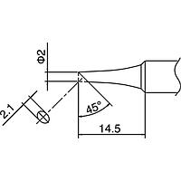 HAKKO T18-C2 ເຄັດລັບ Soldering