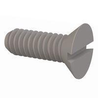 Essentra Components 022520A075 ສະກຣູຫຼັກຊອງປະເພດ Slotted Countersunk 82 Slotted CSK, ການດັບເກັນ 1/4-20, ຄວາມຍາວ 3/4