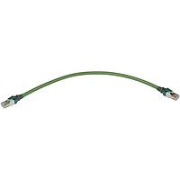 HARTING 09486868004620 Cat 5 RJ Industrial RJ45 DualBoot Patch Cable, ປະເພດ C trailing 2x2xAWG22/7, Cat5 PUR ສີຂຽວ, 62m