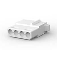 AMP Connectors - TE Connectivity 1-480424-0 ກອງປະກອບປະຕູສະໜອງ 4 CKT HOUSING