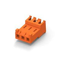 AMP Connectors - TE Connectivity 3-644718-3 ການປະກອບ Receptacle 03P MTA156 CONN ASSY 18AWG ORA