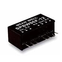 MEAN WELL SPBW06G-15 ອິສເອລເທດ 18-75Vin 15Vout 400mA SIP8 Reg Iso