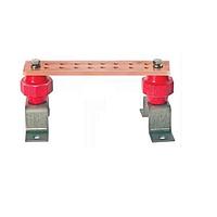 Wakefield Thermal SCGB-1KT ຊຸດບາຣແກຣາດ Ground Bar Kit, 16 ຮ່ອງ, ທອງຄອບ, ບໍ່ມີການປົວປ້ອງ, 10" ຍາວ, 2" ກວ້າງ, 4" ສູງ, 0.25" ຄວາມຫນາ