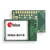 u-blox NINA-B416-00B ມູດູນ Bluetooth nRF52833, ອະນເທນ PCB, u-connectXpress