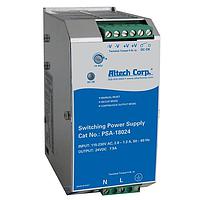 Altech PSA-18024 ອຸປະກອນຈົດສະຫຼຸບພະລັງງານ 180W 24VDC 7.5A ຟາຊເຟສເດີຍ
