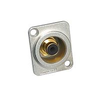 Amphenol Audio ACJD-BLK ປັນເຈວມັນຈັກ RCA D TYPE SHELL ຜູ້ຍິງ ສີດຳ