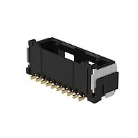 Molex 213225-1071 ຮອດເດີແລະຮ້ອງສາຍ CLIK-MATE1.5 SRVT SMT AU 0.76 10P BK