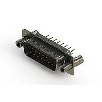 EDAC 627-M15-320-WT4 ຕົວເຊື່ອມ D-Sub - ຕົວເຊື່ອມ D-Sub ຄວາມໜາ້ຄວາມຖືກມາດຕະຖານ ແບບຕັ້ງຕົວແບບຕັດກະເປົາ