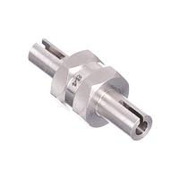 Radiall R282744200 ເຄື່ອງມືຕໍ່ຕໍ່ RF TOOL / ຕຳແໜ່ງບົດບັນທຸກສອດເລີງສໍາລັບສາຍ SMA ແບບມຸມຂວາ .085 / .141