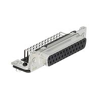 AMP Connectors - TE Connectivity 1-106507-2 ຮອບຮອງ 25P RECPT R/A BOARDLOCK MET