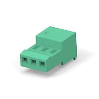 AMP Connectors - TE Connectivity 641193-3 ການປະກອບຮັບສະຕໍ້ 03P RCPT GRN 15 AU