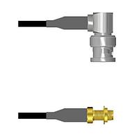 Amphenol Custom Cable Q-0E02Y0008018i ສາຍສັ້ນ RF BNC-RP/SMA-SJB RG58 18I