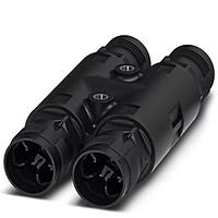 PHOENIX CONTACT 1411426 ຕົວເຊື່ອມມາດຕະຖານວົງກົມ QPD H 4PE6,0 BK