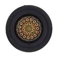 Amphenol Alden 342372 ຕົວເຊື່ອມ R Pnl Mnt Solder Cup 24 Pole 22 AWG