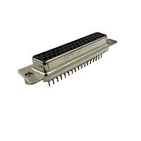 Adam Tech DE09-ST-1-JS ປະຕູສົມມິດ CONN D-SUB RCPT 9POS VERT SLDR