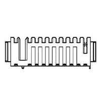 AMP Connectors - TE Connectivity 1123688-7 ຕິດຕໍ່ແບດເຕີຣີ RECPT 10 POS 250mm