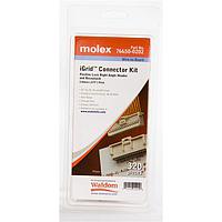 Molex 76650-0202 ຊຸດຕໍ່ຕ່າງ IGRID HDR KIT 20-28 CKT R/A