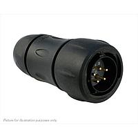 Eaton Souriau-Sunbank UTS6JC14E5PZ ປລັກ ປລັກພລາສຕິກ, ມີກະແຈບເຄື່ອງສາຍສົມທົບ, ມີ 5 ຂໍ້ຕິດຕໍ່ຊໍເດີຜູ້ຊາຍ, IP68/69K ໃນສະພາບບໍ່ໄດ້ຕ້ອງການການຕໍ່ຕົວ, ການກຳນົດລະຫັດ Z
