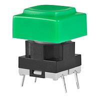 NKK Switches JB15HAP-4FF ສະຫນອງສະຫນອງສະຫນອງສະຫນອງ SPST OFF-(ON) ສີຂຽວ