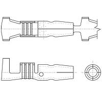 Molex 19724-4200 ສແນັບປລັກ .180 ສະຕຣິບປລັກ UNPL T 6M/REEL (197244200)