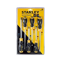 STANLEY 66-672 6 ຊອງ screwdriver ແລະອົບ screwdriver