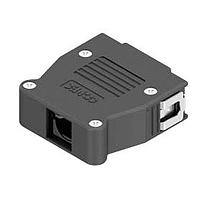 Amphenol CONEC 16-001840 ຝາຫົວ D-Sub 37 ຕໍ່ PLASTIC ສີດຳ ລັອກ SNAP