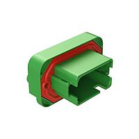 Amphenol SINE Systems AT15-12PC-BM16 ຕົວເຊື່ອມຕໍ່ Str Flng Mnt PCB Rcp 12POS Grn Tin Cont