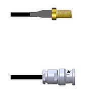 Amphenol Custom Cable Q-2V00J0003120i ສາຍສະບັບ RF SMA-SJ/BNC-SP G174 120I