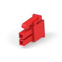 AMP Connectors - TE Connectivity 2029091-2 ກອງສາຍສອງຕຳແໜ່ງ RECPT UL-94-V2 ແດງ