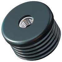 Essentra Components 498580 ອຸປະກອນຕິດຕັ້ງທ່ອສາຍແລະເຄື່ອງສະຫມັກ 60mm DIA ROUND GLIDE ມີ M8 ການດັບກັນ 1-1.5mm