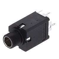 Amphenol Audio ACJM-MIV-2S ຕູ້ໂທລະສັບ 1/4 ນິ້ວ PCB ປະຕູໂທລະສັບຕັ້ງຕົ້ນ 2CKT