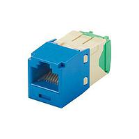 Panduit CJT688TGBU ຕູ້ຕໍ່ແບບມົດູເລີ / ຕູ້ຕໍ່ເຄືອຂ່າຍ Ethernet Mini-Com Mod Cat 6 28/30 AWG UTP