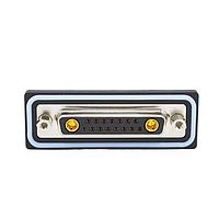 NorComp CDFV17W2213L251 ຕົວເຊື່ອມຕໍ່ Mixed Contact D-Sub 17W2 vert soldr F FL 4-40 boardlock 20Amp