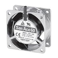 Sanyo Denki 9GV0648P1H03 ພັນດັບ DC Axial, 60x60x38mm, 48VDC, ການນຳທາງ Vane, Tachometer, PWM