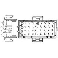 AMP Connectors - TE Connectivity 2-640504-4 ພາວເລີ້ມໃຫ້ກັບບອດ 20 POS HDR ASSY VO RED
