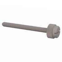 Essentra Components 090440125TEG ກຸມນິ້ວສະແລດ Thumb Screw Slotted, ກຸ່ນ #4-40 Thread, ຍາວ 1 1/4