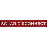 HellermannTyton 596-00246 ປ້າຍສະແກນ Solar Label SOLAR DISCONNECT 50/RL
