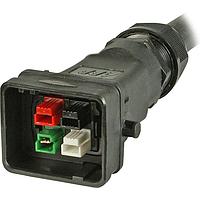 Anderson Power Products SK6-050B04PS01-C04 ຊຸດຕິດຕໍ່ 4P PLUG KIT PS01 SR DC 2C 4W 1331