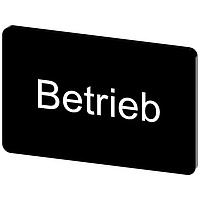 SIEMENS 3SU19000AD160AP0 ແຜ່ນປ້າຍ, Betrieb INSCR. LABEL, ສີດໍາ 17.5 X 27MM, BETRIEB