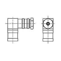 Amphenol SV Microwave M39012/69-0003 ຕົວເຊື່ອມ RF MIL Spec SMB M RA ສາຍສັນຍາ RG-178, ຄລັມພ໌
