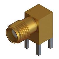 Amphenol SV Microwave 2986-6001-TD ຕິດຕໍ່ PCB SMA F PCB Thru-Hole Conn, R/A, Tin Dip