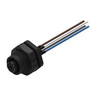 Wurth Elektronik 643421100404 ຮອບຮອງ WRCIRC M12 ການສະຫຼຸບສະຫຼຸບ A ແຜງ + ສາຍແຜງ + ສາຍ ພລາສຕິກກັບກະແຜນດ້ານໜ້າ ແນວການຍືນ M16 ຕົວເຊື່ອມຕໍ່ຍິງ, ຂະໜາດ 4
