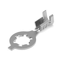 AMP Connectors - TE Connectivity 151382-2 ວົງແກນລອກກິ້ນ SHAKE PROOF RT 20-16 0.18 X .485 TPSTL