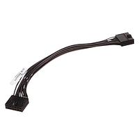 Molex 219658-1142 ການປະກອບສາຍສະເພາະຮູບສະແກນສີ່ແຂນ ຍິງ-ຍິງ (OTS) Cbl Assy ບັນດາຄູ່ 150mm ການຄຸມກັນດ້ວຍດິນດອງ 14 Ckt ສີດໍາ